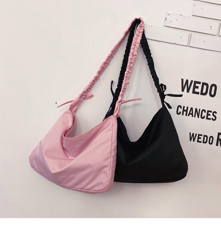 Fashion Black Bow Wide Shoulder Bag,Messenger bags
