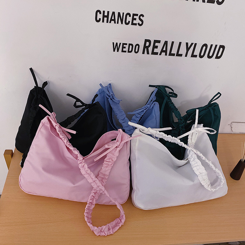 Fashion White Bow Wide Shoulder Bag,Messenger bags