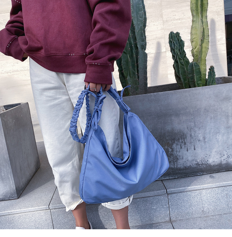 Fashion Blue Bow Wide Shoulder Bag,Messenger bags