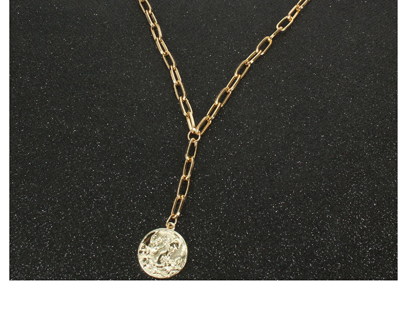 Fashion Gold Human Head Necklace,Multi Strand Necklaces