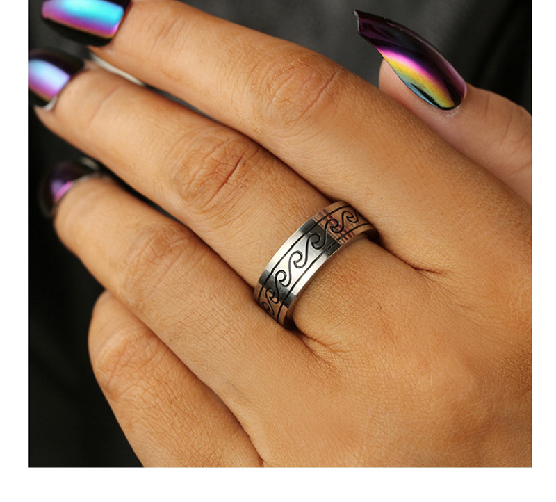 Fashion Silver Open Letter Thin Ring,Fashion Rings