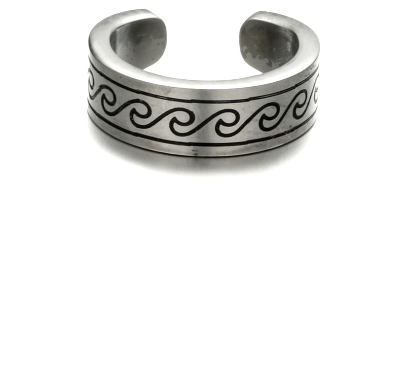 Fashion Silver Open Letter Thin Ring,Fashion Rings