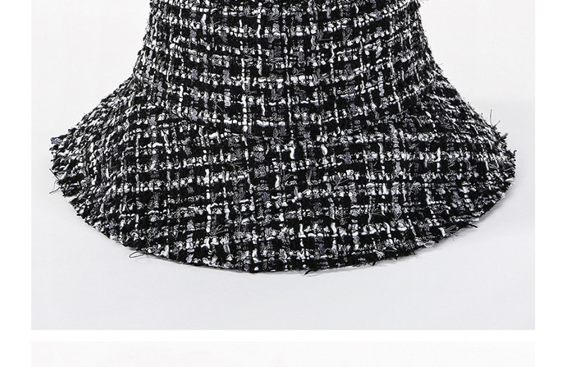 Fashion Black Ruffled Bonsai,Sun Hats