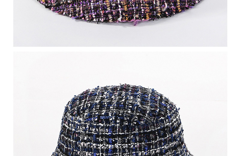 Fashion Purple Ruffled Bonsai,Sun Hats