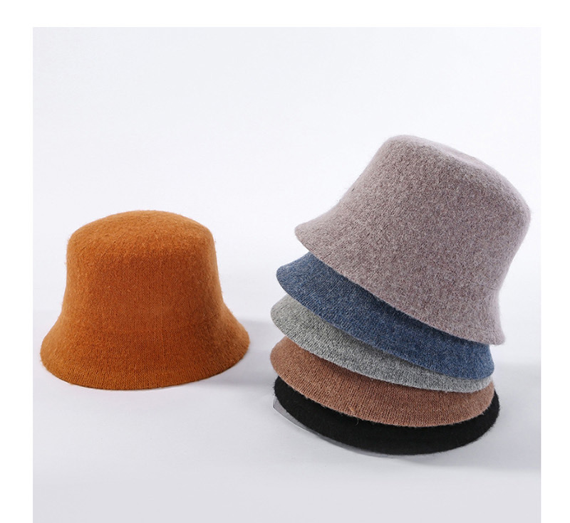 Fashion Black Wool Knit Fisherman Hat,Sun Hats
