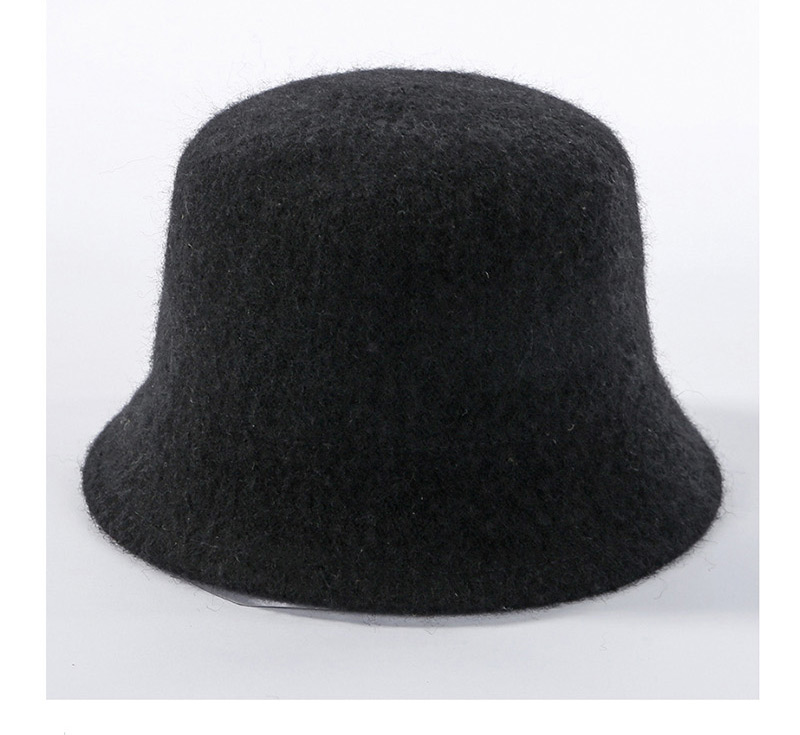 Fashion Black Wool Knit Fisherman Hat,Sun Hats