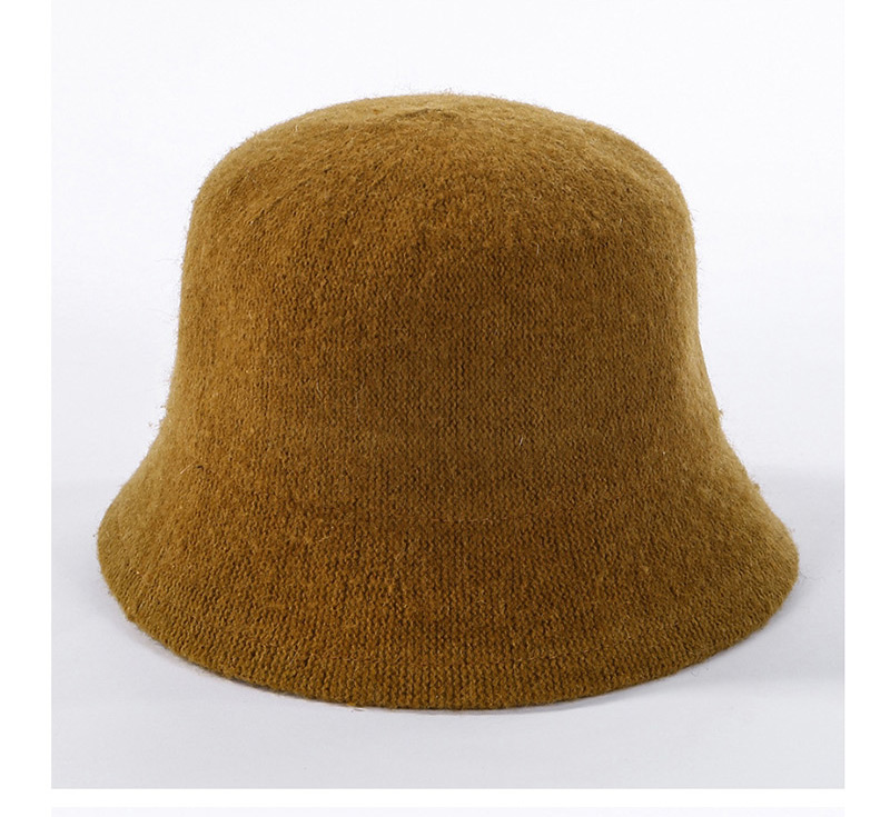 Fashion Yellow Wool Knit Fisherman Hat,Sun Hats