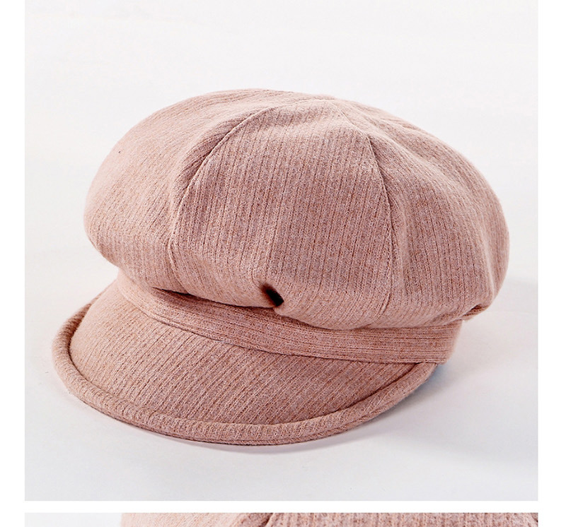 Fashion Navy Solid Color Beret,Beanies&Others
