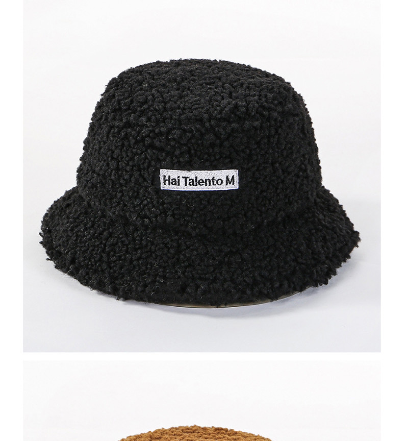 Fashion Black Wool Velvet Letter Cap,Sun Hats