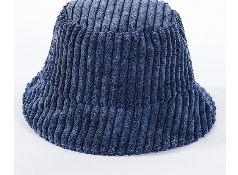 Fashion Navy Corduroy Basin Cap,Sun Hats
