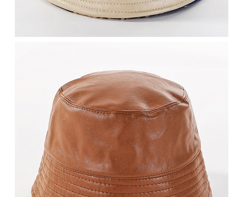 Fashion Beige Double-sided Woolen Cap,Sun Hats