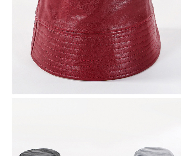 Fashion Black Double-sided Woolen Cap,Sun Hats