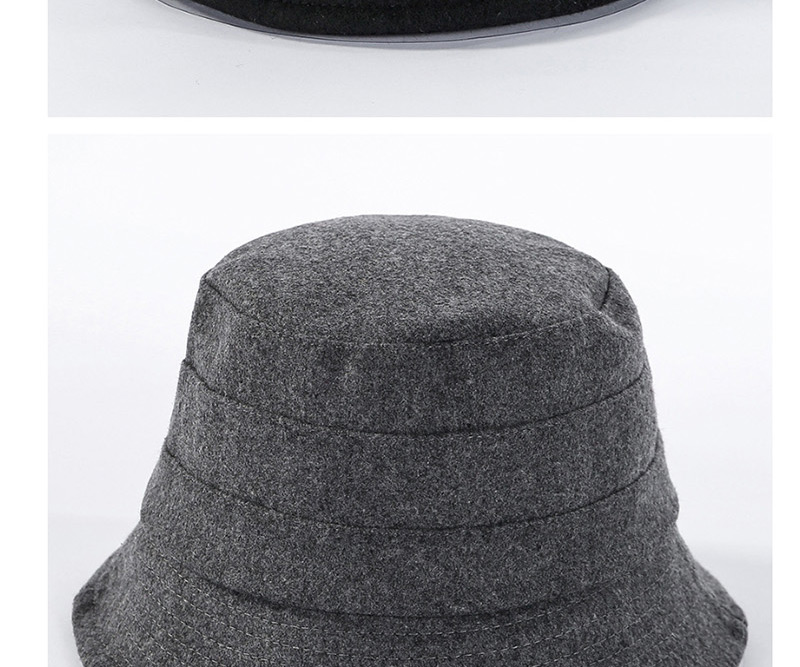 Fashion Gray Solid Color Wide Visor,Sun Hats