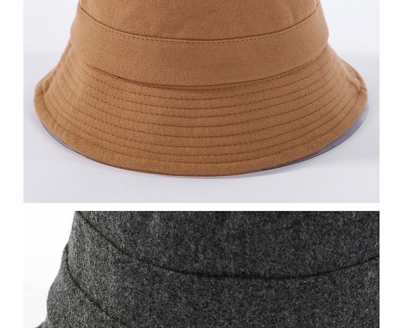 Fashion Black Solid Color Wide Visor,Sun Hats