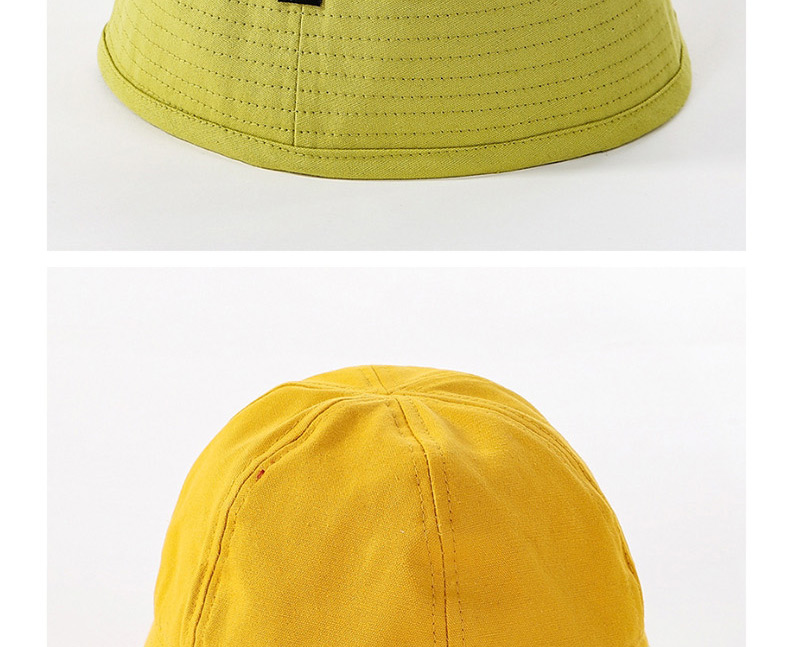 Fashion Yellow Cotton Fisherman Hat,Sun Hats