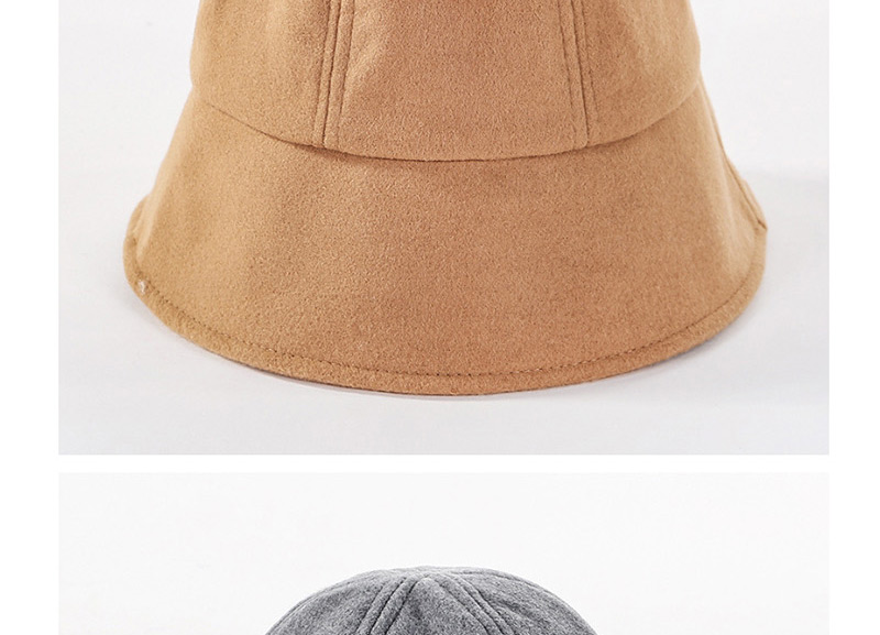 Fashion Black Wool Fisherman Hat,Sun Hats