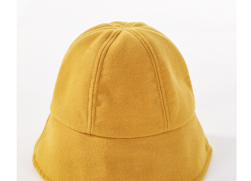 Fashion Orange Wool Fisherman Hat,Sun Hats