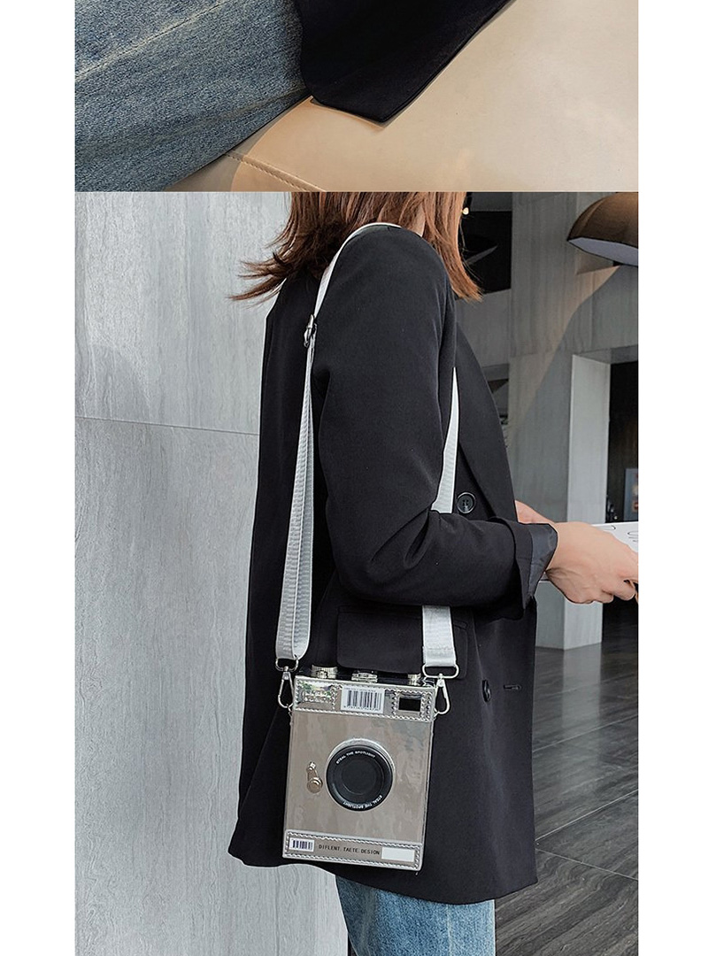 Fashion Black Camera Box Shoulder Messenger Bag,Shoulder bags