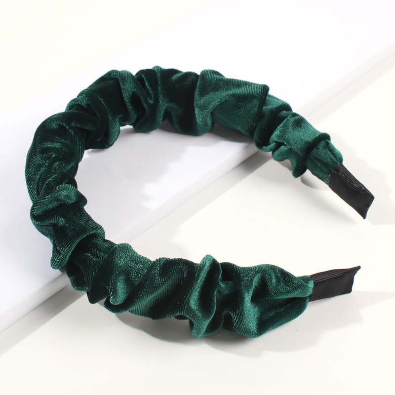 Fashion Dark Green Corduroy Headband,Head Band
