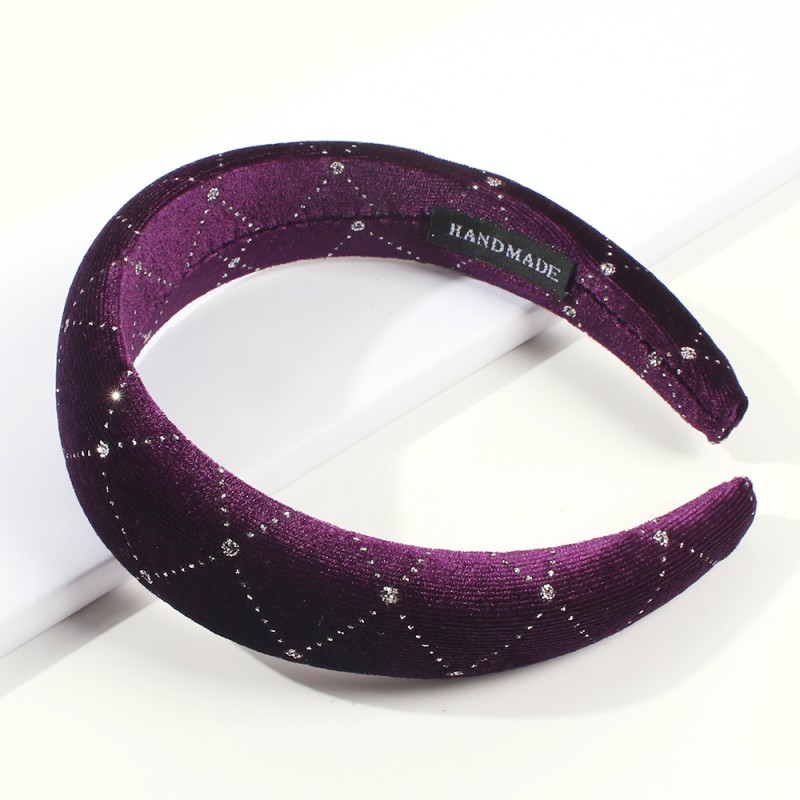 Fashion Light Purple Corduroy Headband,Head Band