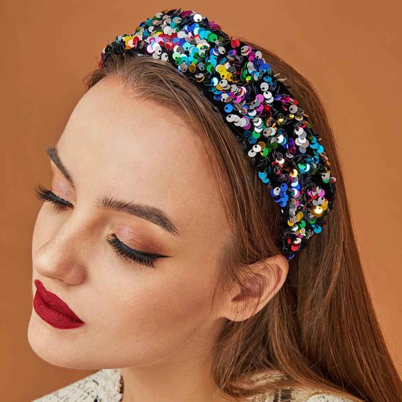 Fashion Color Velvet Sequin Headband,Head Band