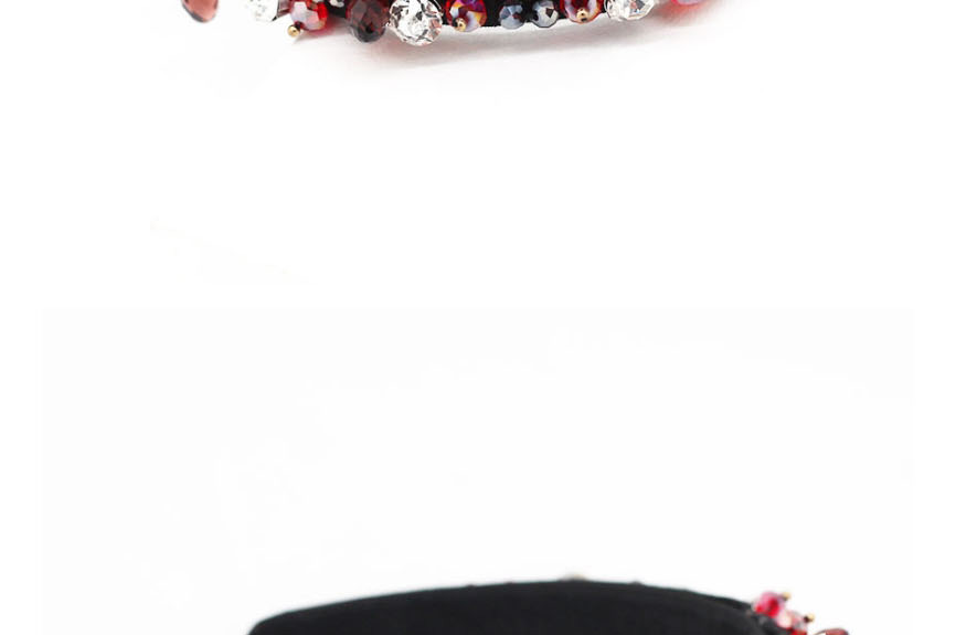 Fashion Red Full Diamond Gem Headband,Head Band