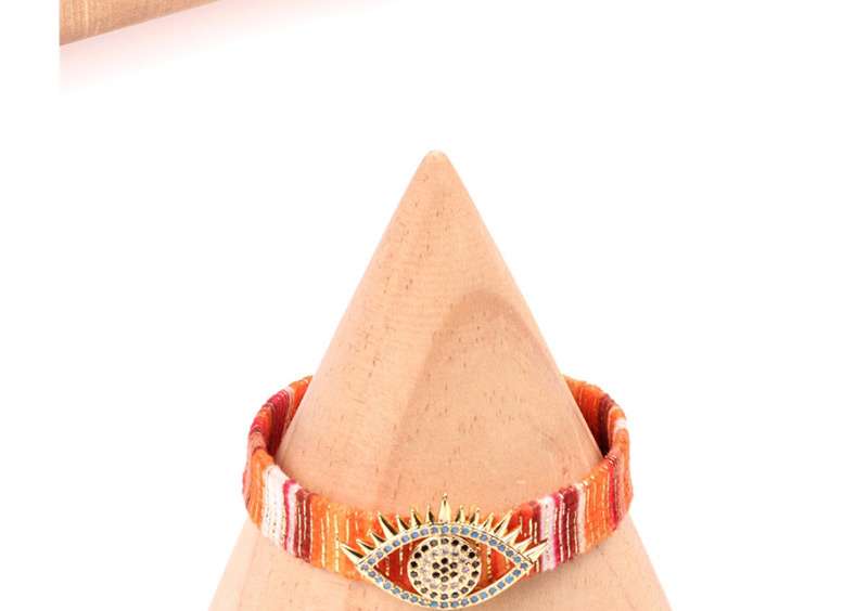 Fashion Color Micro-inlaid Zircon Eye Tassel Bracelet,Bracelets