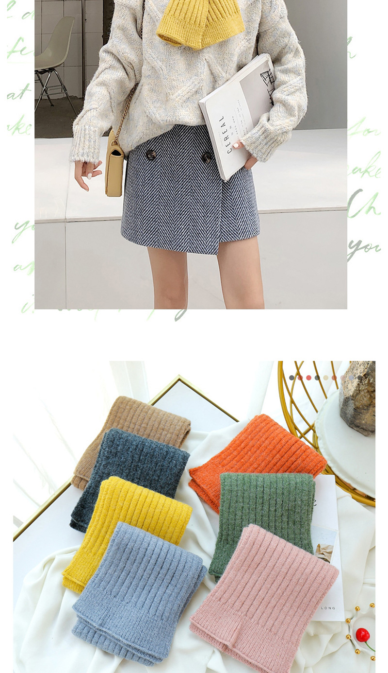 Fashion Denim Blue Wool Scarf,knitting Wool Scaves