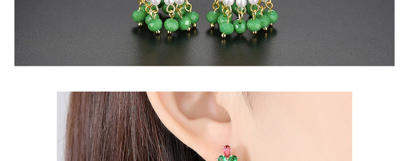 Fashion 18k Bell Pearl Earrings,Earrings