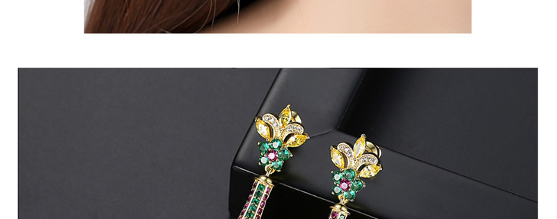 Fashion 18k Bell Pearl Earrings,Earrings