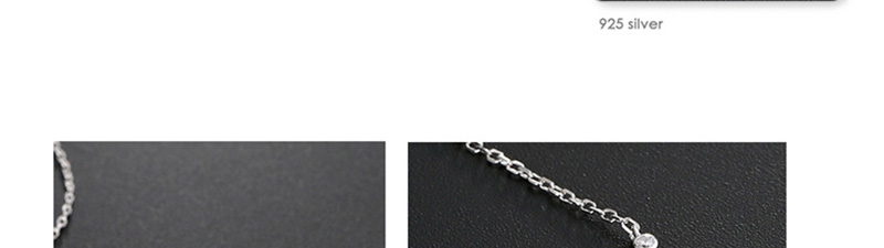 Fashion Silver  Silver Inlaid Zircon Constellation Necklace,Pendants