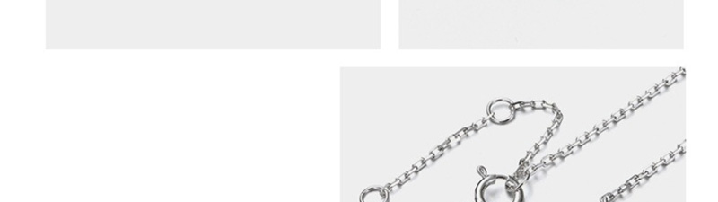 Fashion Silver  Silver Inlaid Zircon Constellation Necklace,Pendants