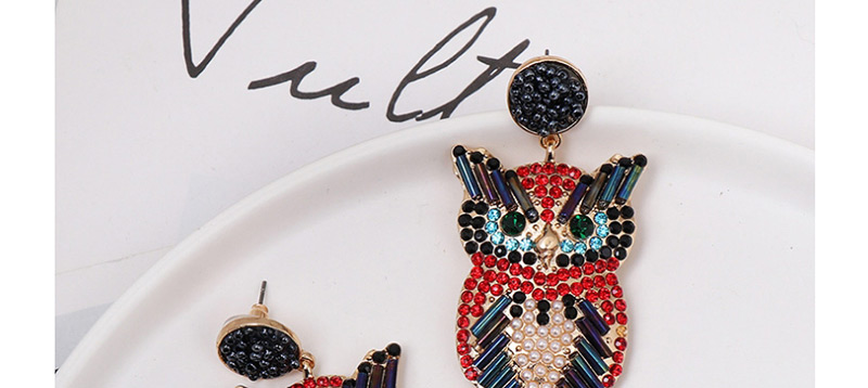 Fashion Color Owl Earrings,Drop Earrings