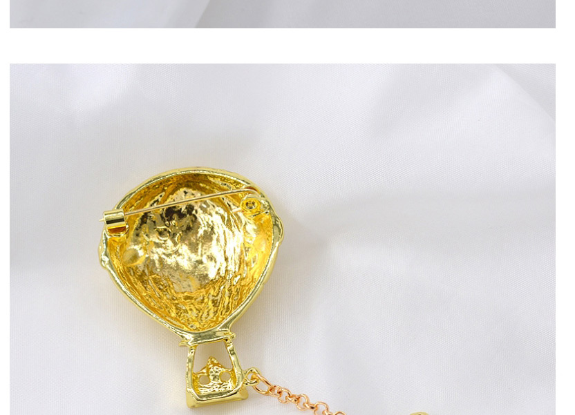 Fashion Gold Balloon Fringed Chain Stereo Bow Brooch,Korean Brooches