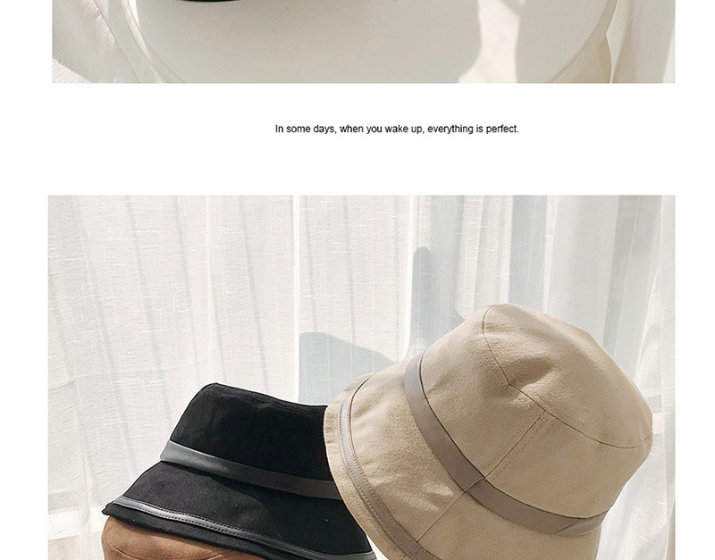 Fashion Leather Waist Gray Leather Circle Cap,Beanies&Others
