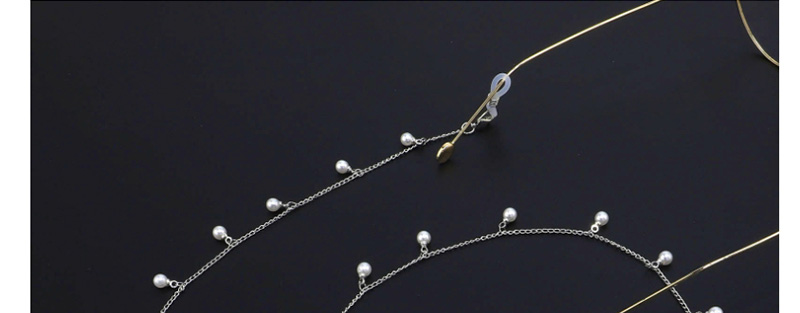 Fashion Silver Fringed Pearl Chain Non-slip Glasses Chain,Sunglasses Chain