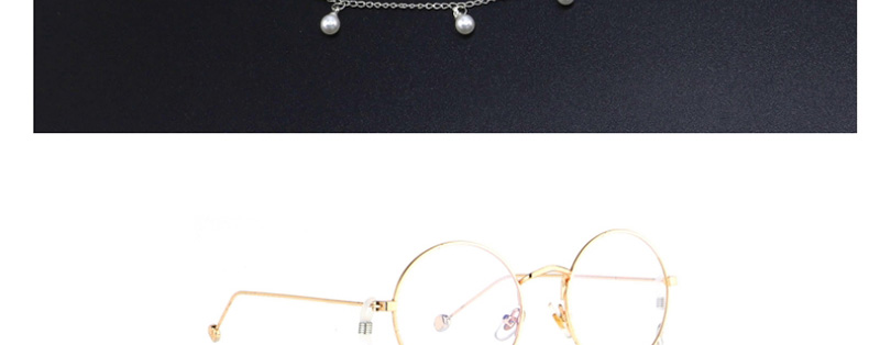 Fashion Silver Fringed Pearl Chain Non-slip Glasses Chain,Sunglasses Chain