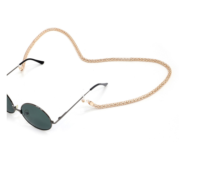 Fashion Black Metal Non-slip Anti-slip Glasses Chain Bold 6.0mm,Sunglasses Chain