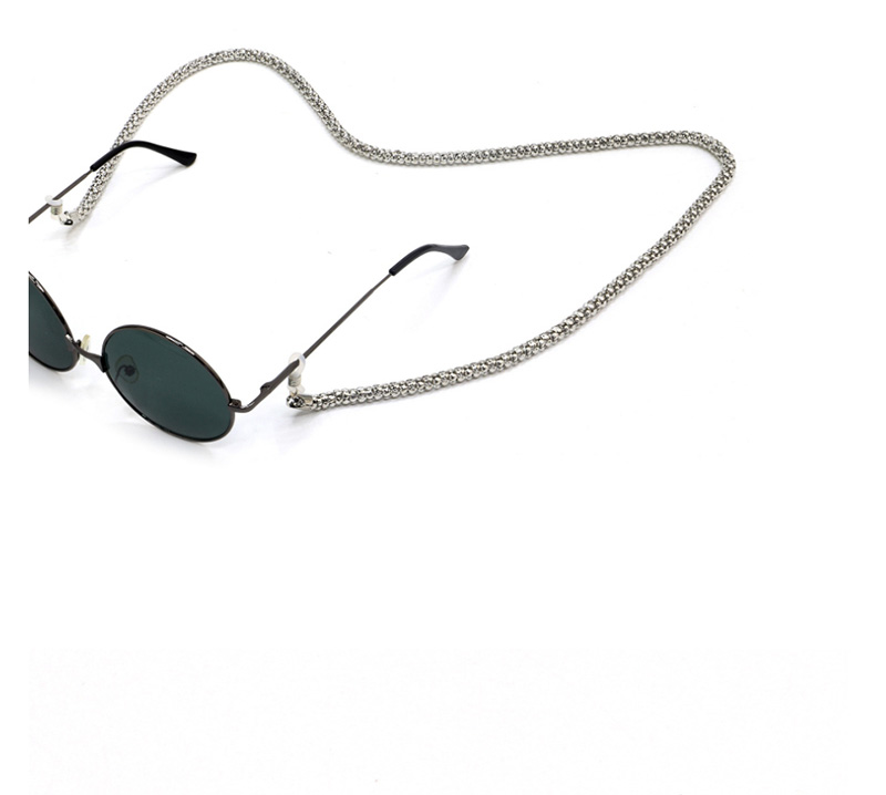 Fashion Black Metal Non-slip Anti-slip Glasses Chain Bold 6.0mm,Sunglasses Chain