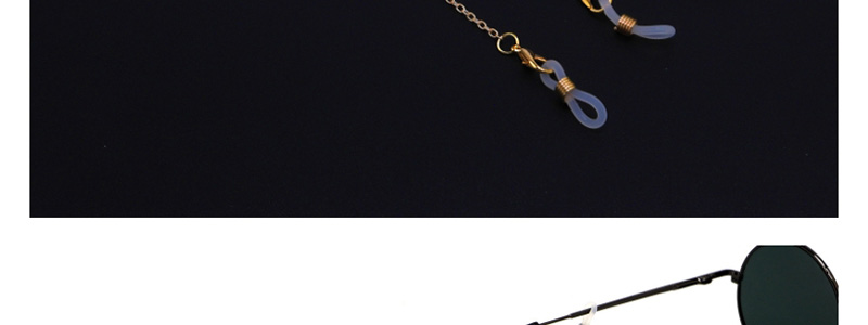Fashion Silver Chain Natural Turquoise Beads Non-slip Glasses Chain,Sunglasses Chain