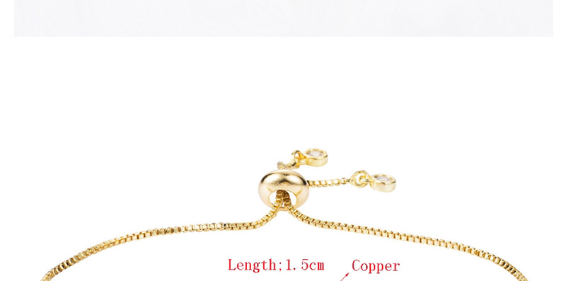 Fashion Color Copper Inlaid Zircon Pull Animal Bracelet,Bracelets