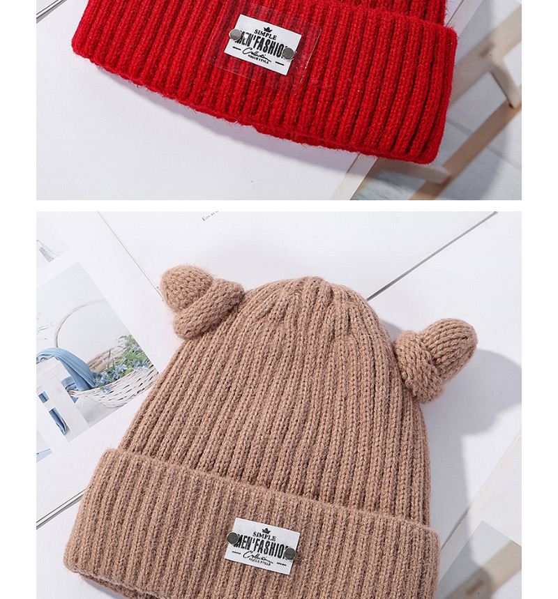 Fashion Red Plus Velvet Wool Cap,Beanies&Others