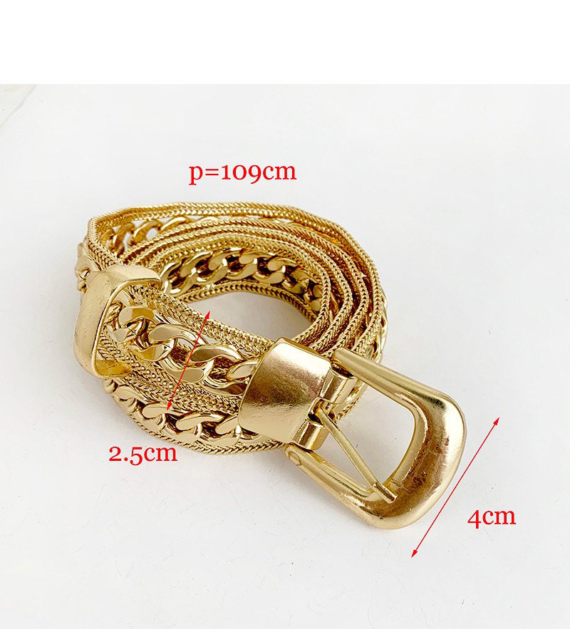 Fashion Gold Alloy Chain Belt,Wide belts