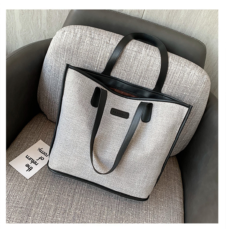 Fashion Gray Stitched Shoulder Bag,Messenger bags