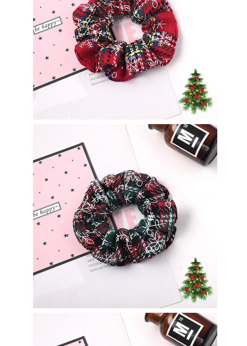 Fashion Navy Cloth Large Intestine Circle Christmas Hair Ring,Hair Ring