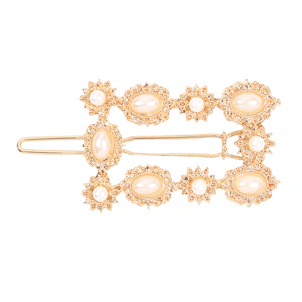 Fashion Big Pearls (5) Alloy Pearl Hairpin,Hairpins