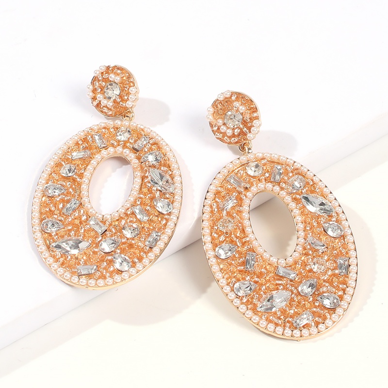 Fashion Color Oval Shape Decorated Earrings,Drop Earrings
