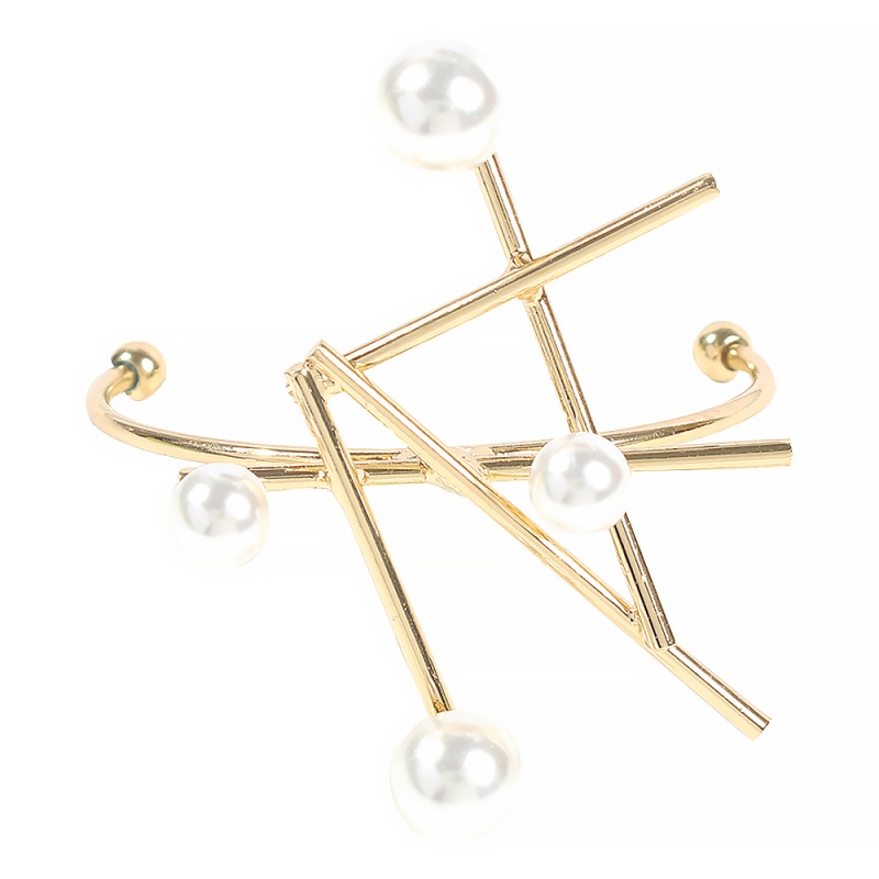 Fashion Gold Alloy Irregular Geometric Pearl Bracelet,Fashion Bangles