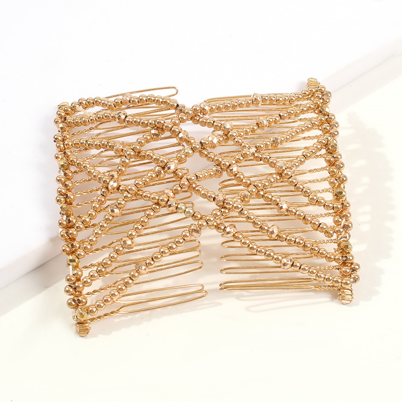 Fashion Gold Beaded Alloy Hairpin,Hairpins