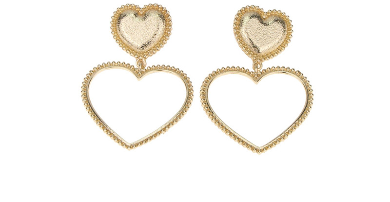 Fashion gold Love Hollow Earrings,Drop Earrings